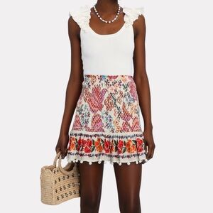 Farm Rio Spring Bananas Miniskirt Preowned